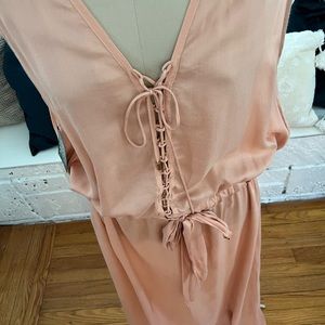 Melissa Odabash dusty rose long swim cover up